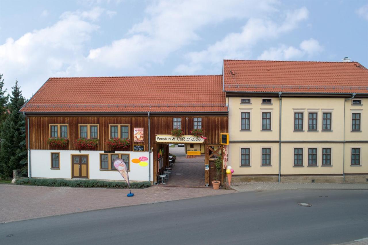 Pension-Café-Libelle Elxleben bei Arnstadt Eksteriør billede