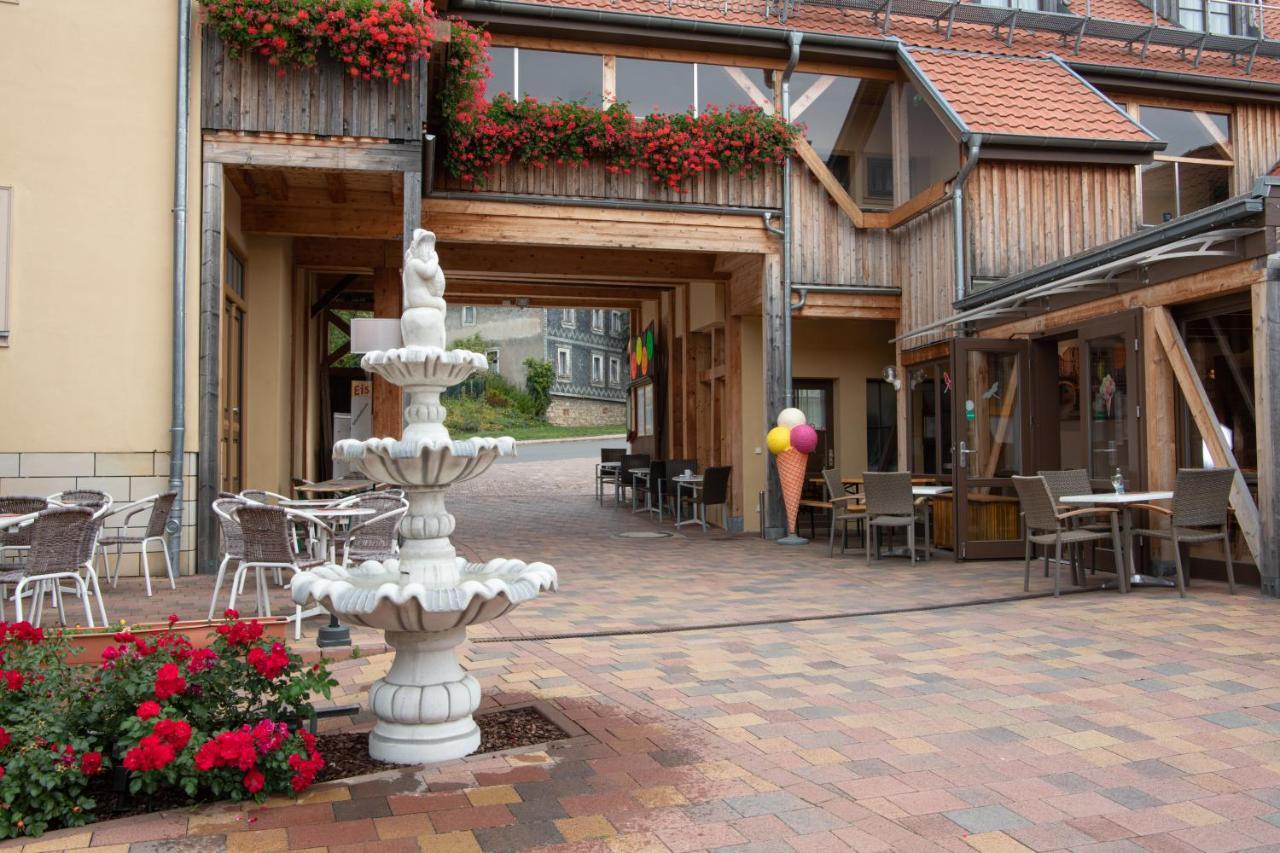 Pension-Café-Libelle Elxleben bei Arnstadt Eksteriør billede