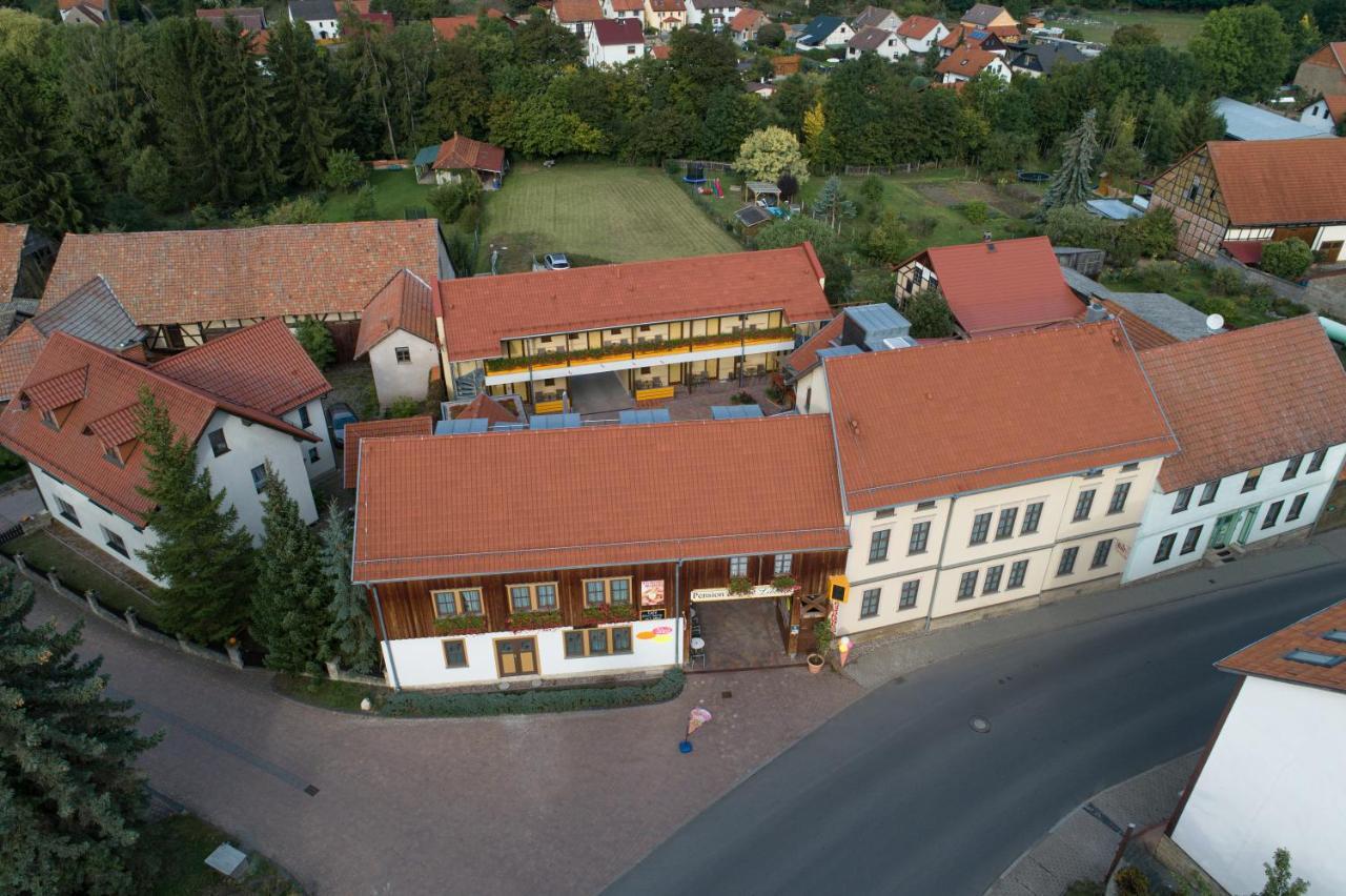 Pension-Café-Libelle Elxleben bei Arnstadt Eksteriør billede